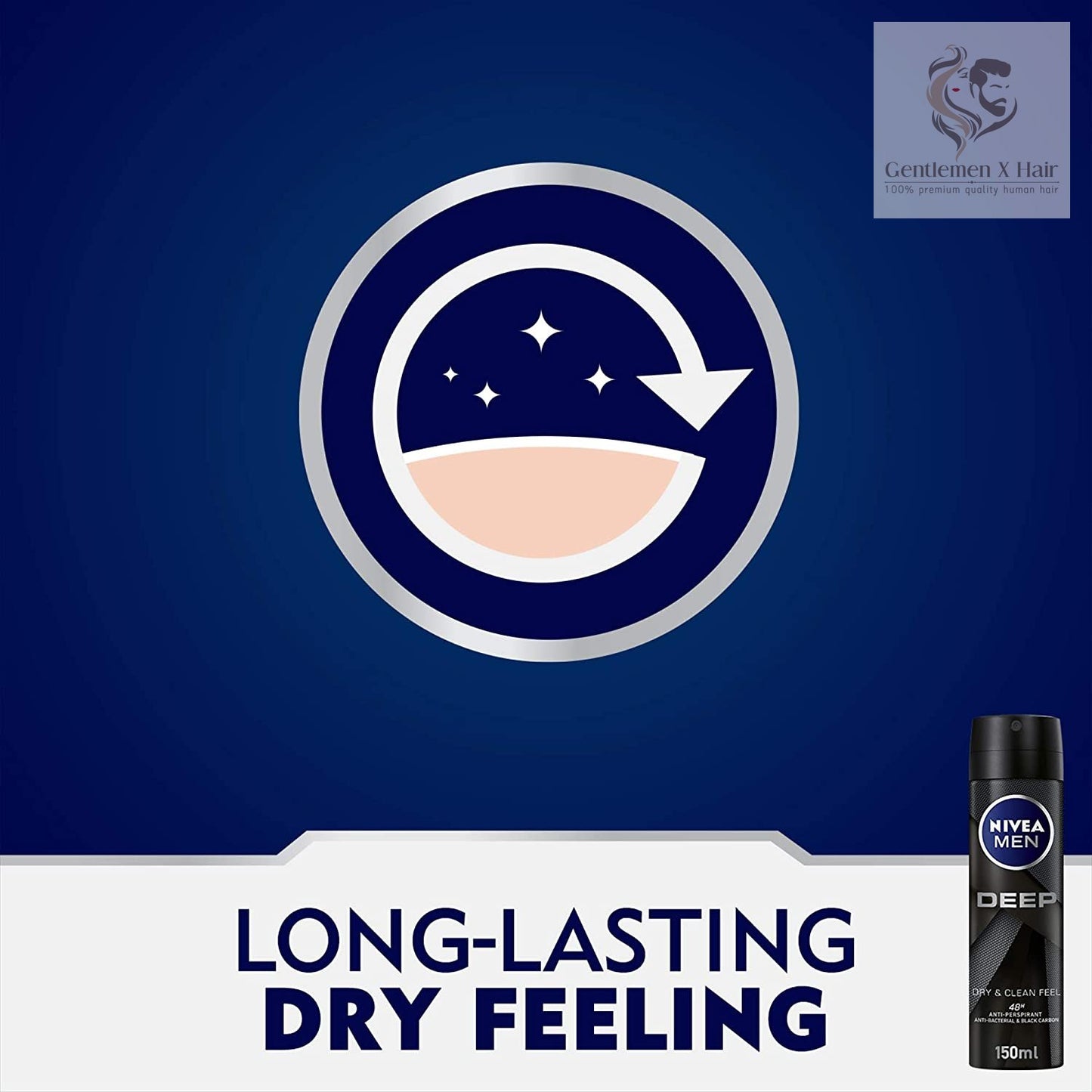 Nivea Men Deep Antiperspirant Spray, Dark Wood, 150ml