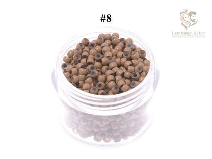 Silicone-Lined Nano Rings for I-Tip Hair Extensions (1000 pcs)