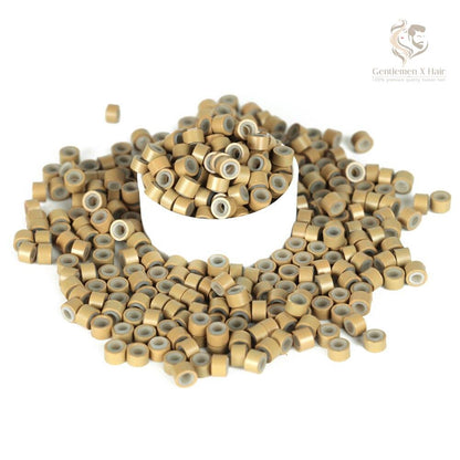 Silicone-Lined Micro Rings for Hair Extensions, 5mm (1000 pcs)
