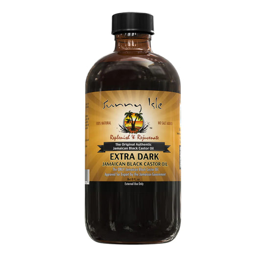 Aceite de Ricino Negro Jamaicano Ultra Oscuro Sunny Isle - 8 FL oz