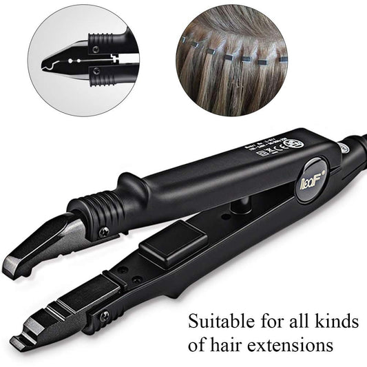 Plancha de fusión para extensiones de cabello profesional con punta de U/I/Nail (queratina), herramienta para derretir.