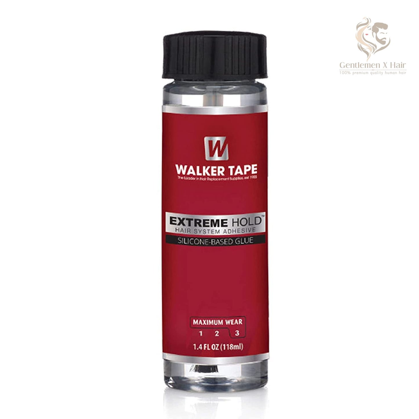 Walker Tape Extreme Hold Brush-On Adhesive, Silicone-Based 4+ Week Hold