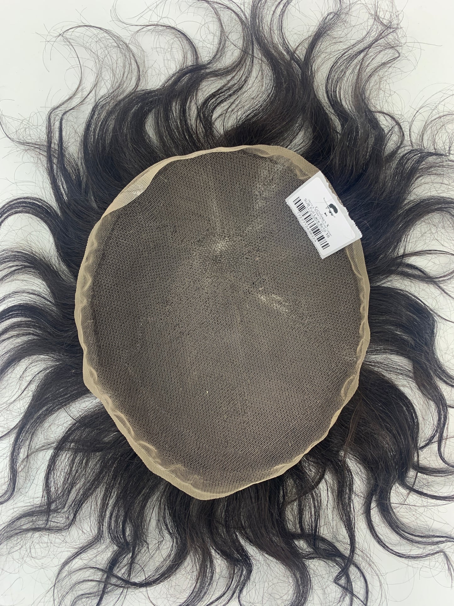 Full lace men's human hair system toupee