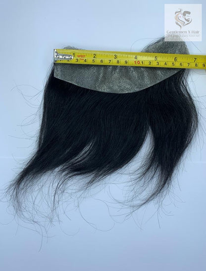Men's Hairline Toupee, 100% Human Hair Forehead Hairpiece