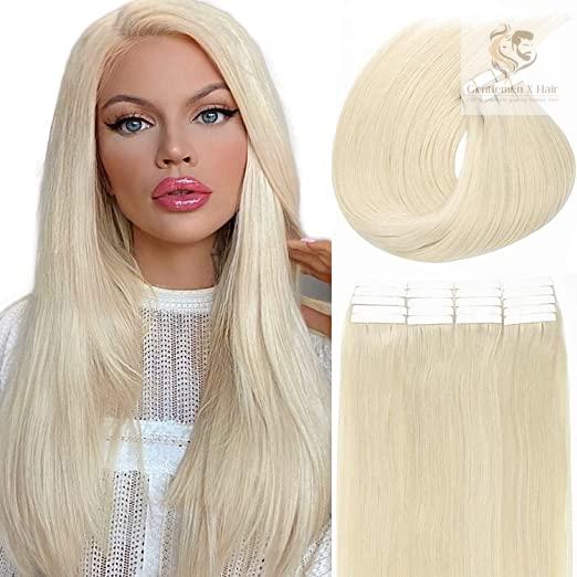 Arnomeda Tape-In Human Hair Extensions, 100% Remy, 24-26 inch, 20 pcs (42g)