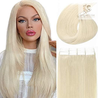 Arnomeda Tape-In Human Hair Extensions, 100% Remy, 24-26 inch, 20 pcs (42g)