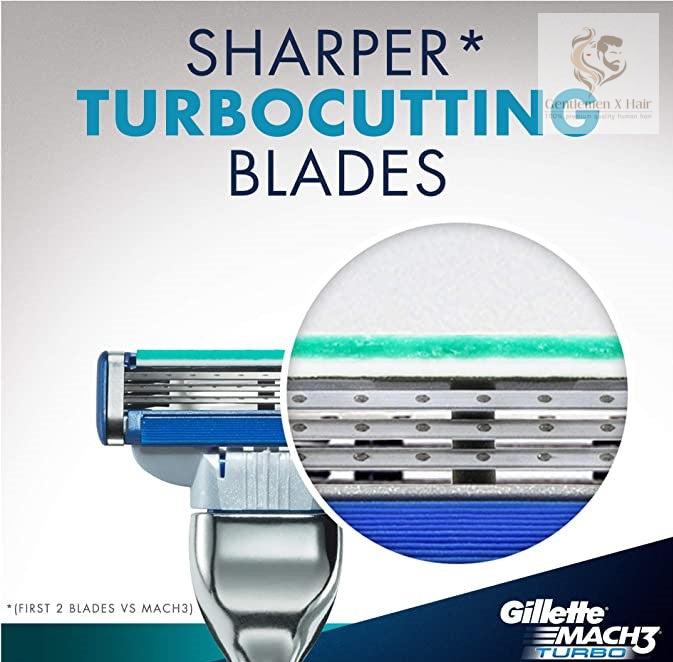 Gillette Mach3 Turbo Razor with 2 Refills