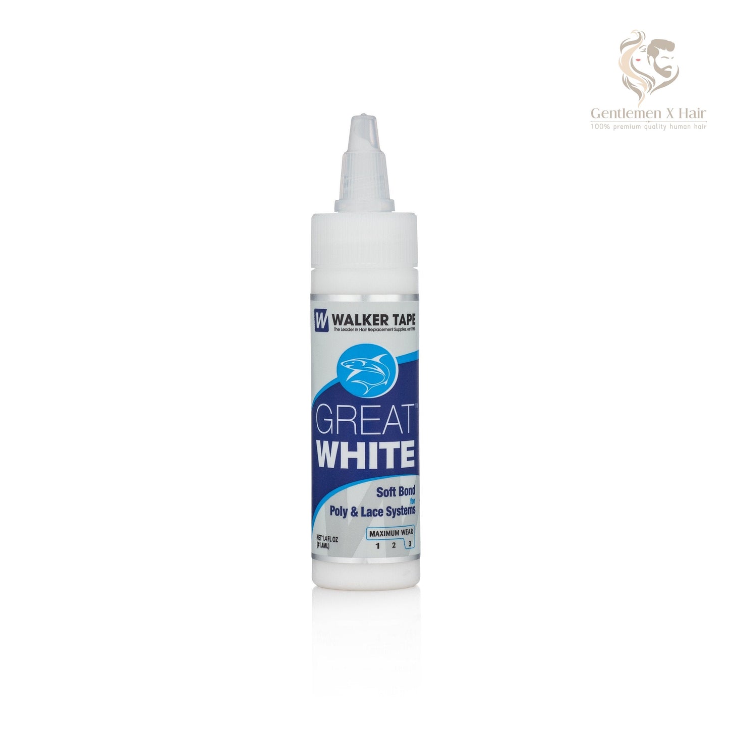Walker Tape Great White Adhesive, Strong Hold for Sensitive Skin