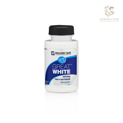 Walker Tape Great White Adhesive, Strong Hold for Sensitive Skin