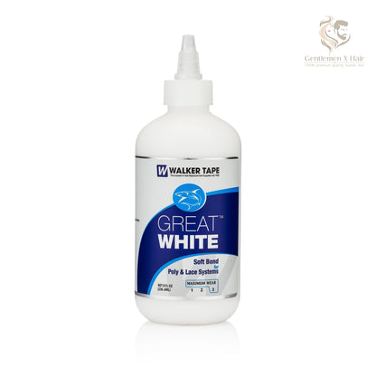 Walker Tape Great White Adhesive, Strong Hold for Sensitive Skin