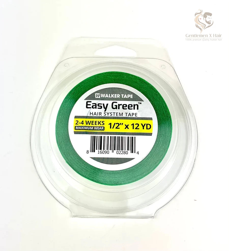 Walker Tape Easy Green Tape Rolls, Maximum-Wear Hold for Hair Systems