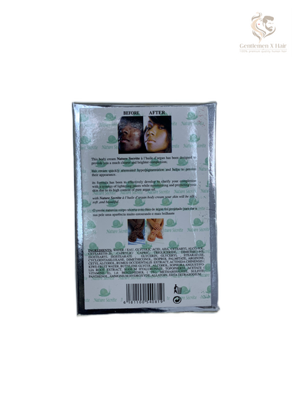 Nature Secret Lightening Moisturizing Body Cream, Argan & Carrot Oil, 300g