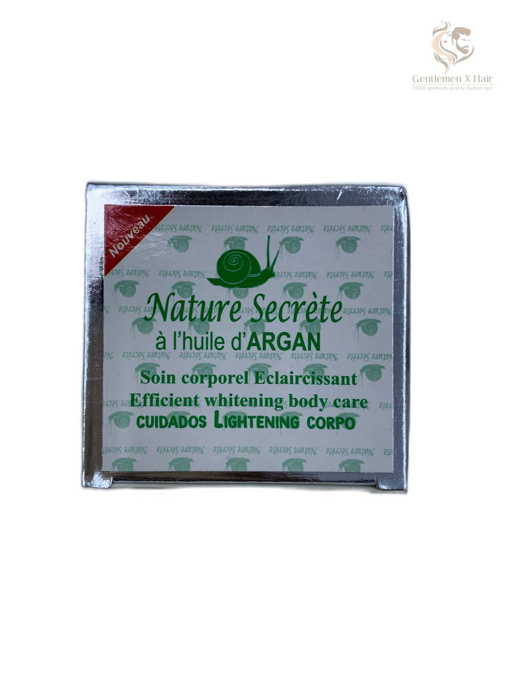 Nature Secret Lightening Moisturizing Body Cream, Argan & Carrot Oil, 300g