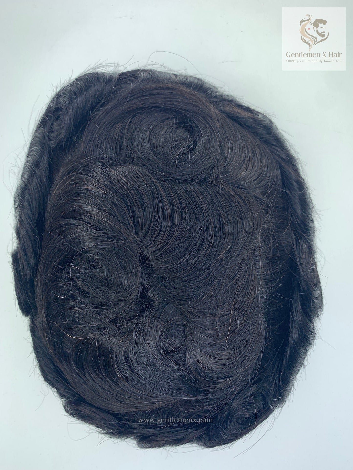 Gentlemen X VIP Los Angeles Poly Skin Perimeter Hair System, 100% Human Hair