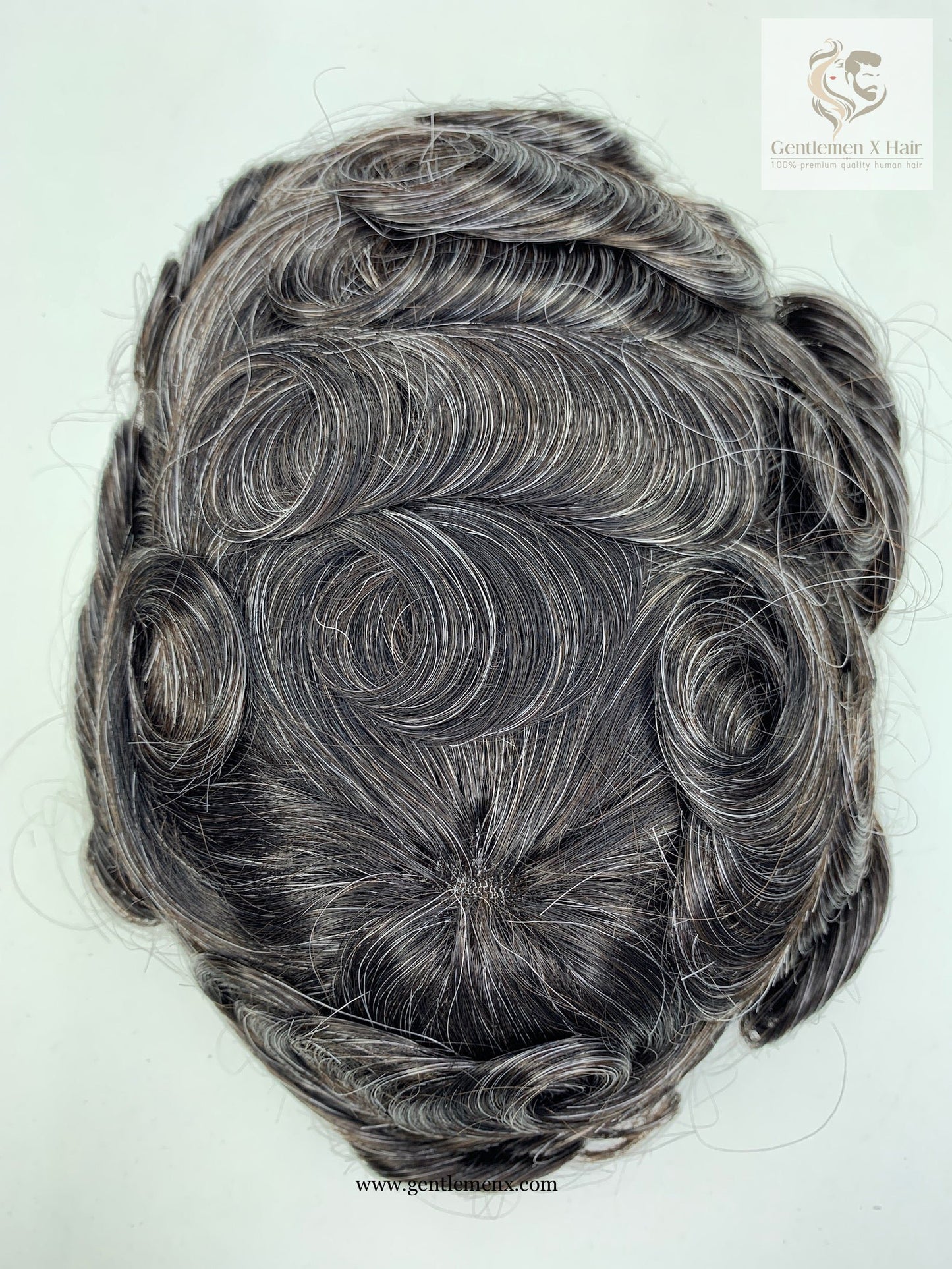 TGX Premium Bella Q6 Lace Toupee, 100% Human Hair, Bleached Knots