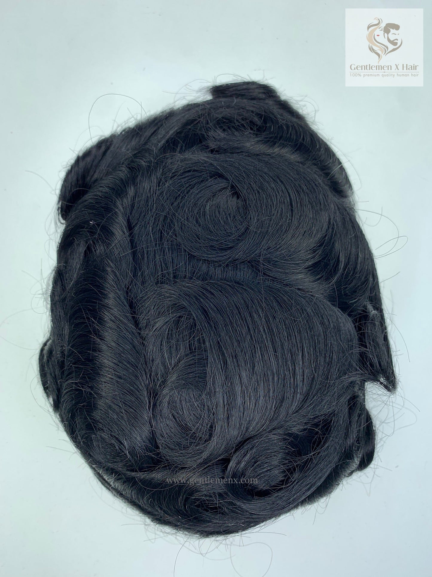 Gentlemen X Premium Thin Skin Injected V Hair System, European Virgin Hair, 0.006mm