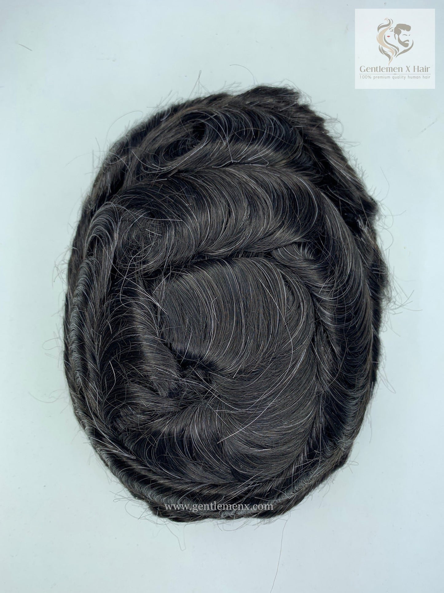 Gentlemen X VIP iSkin Hair System, 100% Human Hair