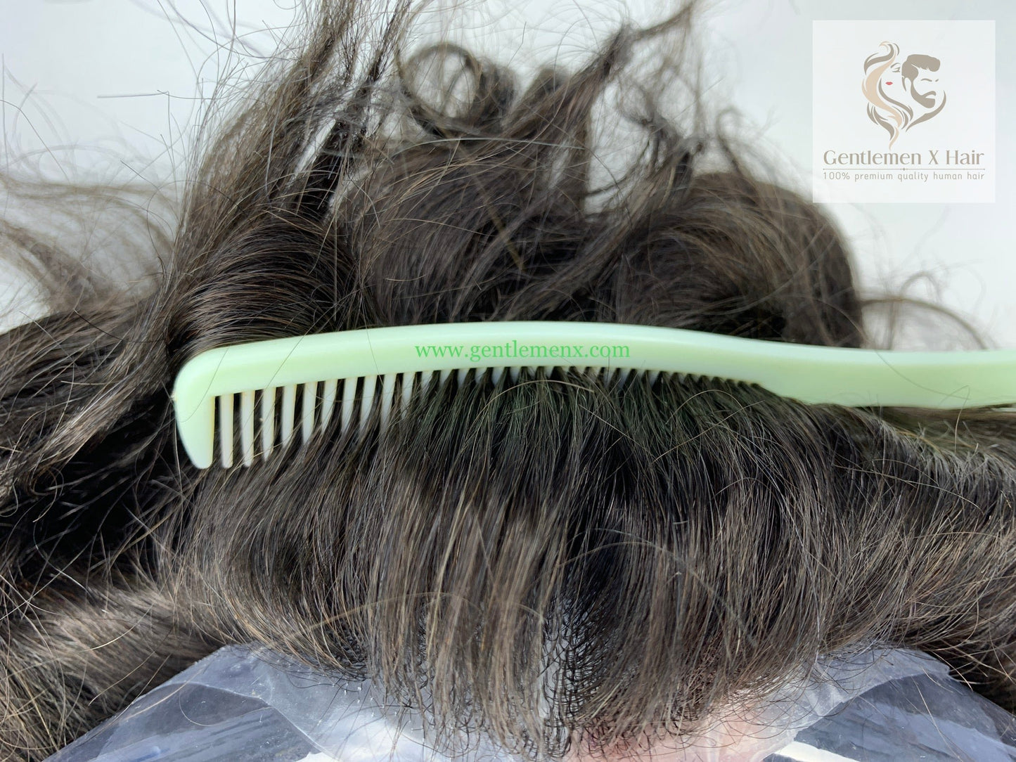 Gentlemen X Premium Injection HIJ Hair System, European Virgin Hair, 0.006mm