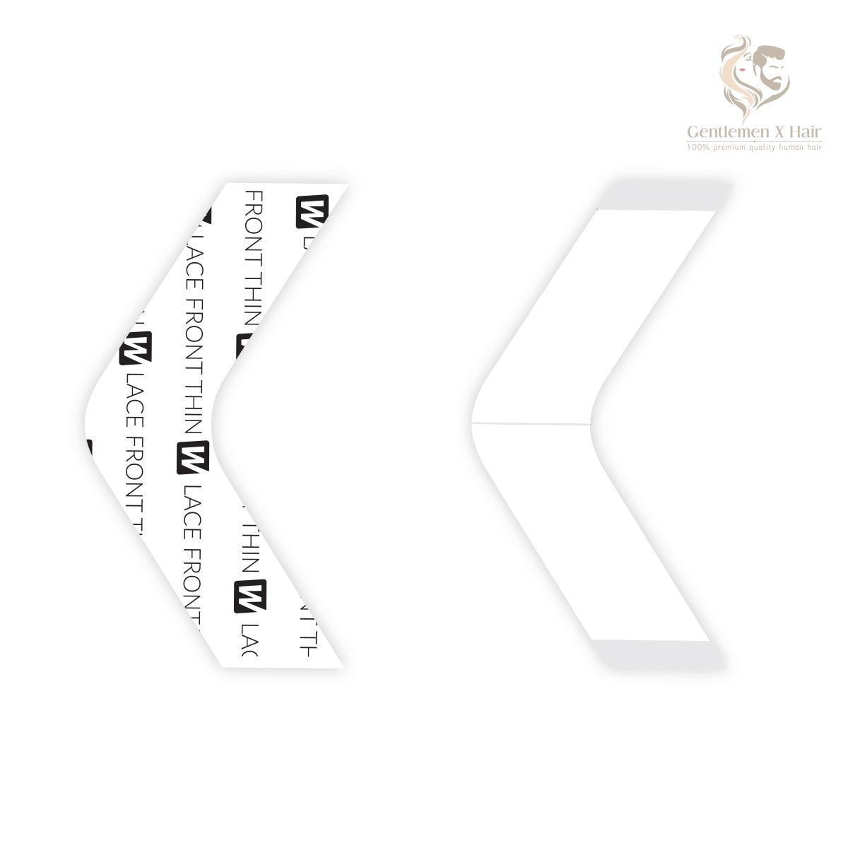 Walker Tape Lace Front Support Contours, Thin, Dull-Finish Tape Tabs