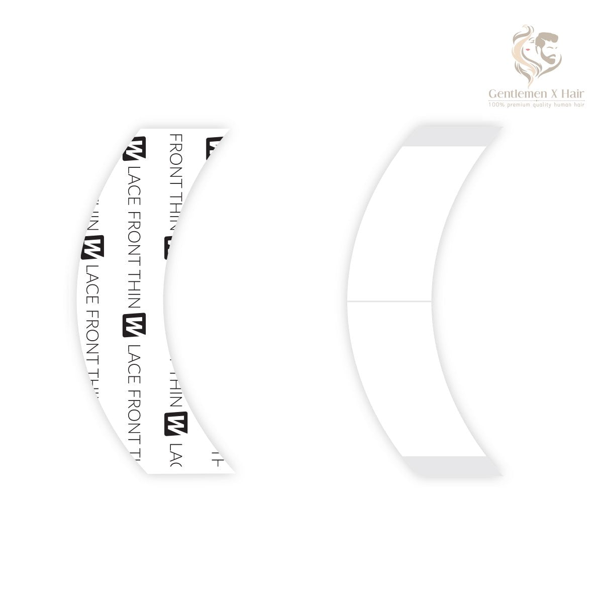 Walker Tape Lace Front Support Contours, Thin, Dull-Finish Tape Tabs