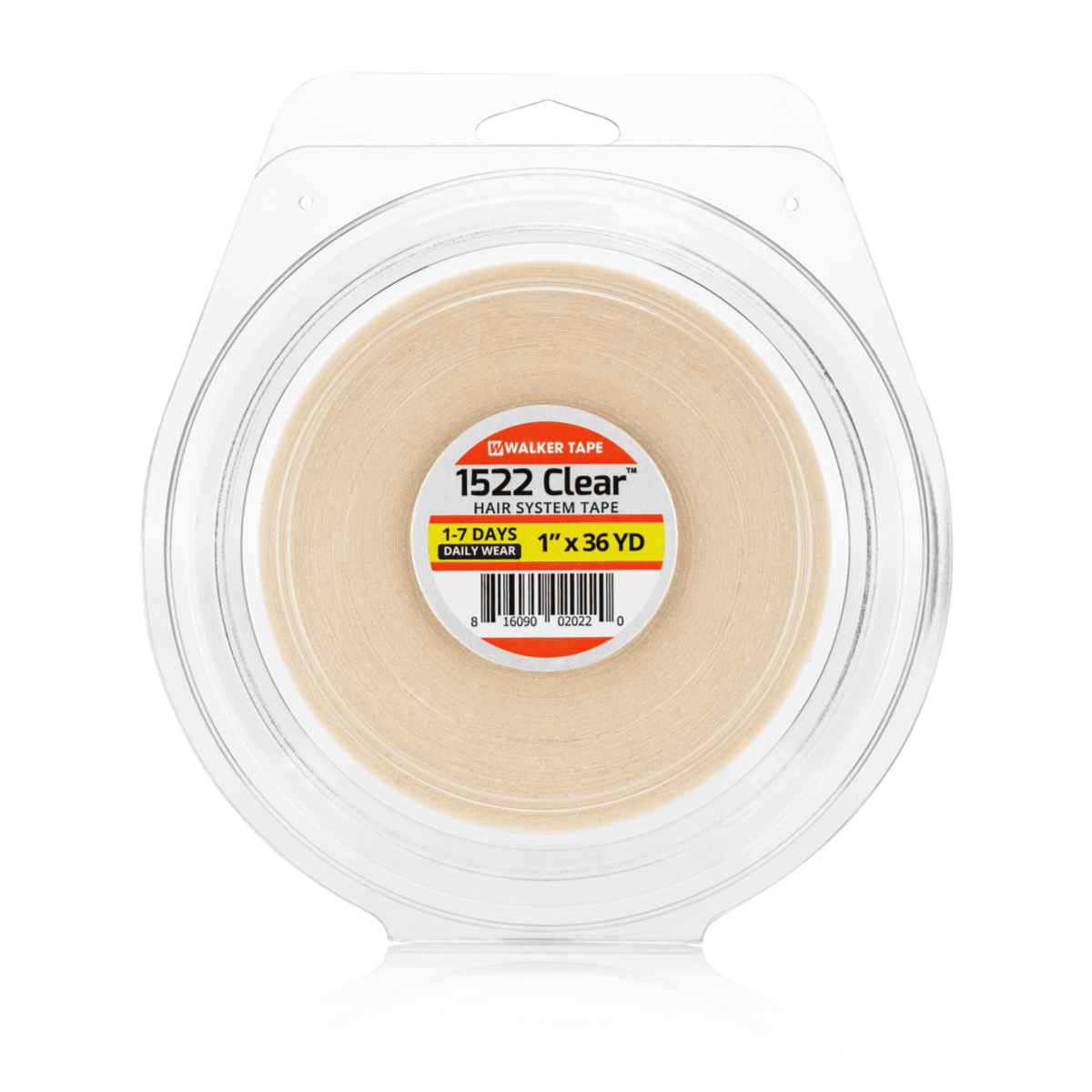Walker Tape 1522 Clear Tape Rolls, Gentle Daily-Wear Tape for Hair Systems