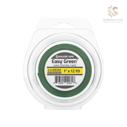 Walker Tape Easy Green Tape Rolls, Maximum-Wear Hold for Hair Systems