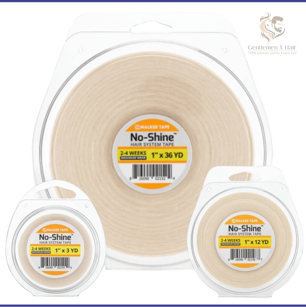 Walker Tape No-Shine Tape Rolls, Dull-Finish Maximum-Wear Tape