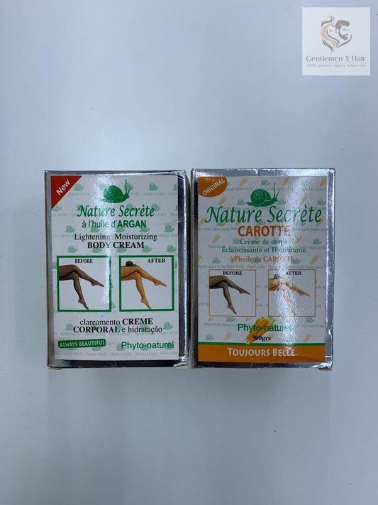 Nature Secret moisturizing body cream with argan and carrot oil, 300g