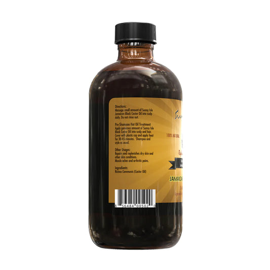 El aceite de ricino negro jamaicano original de Sunny Isle 6FL oz