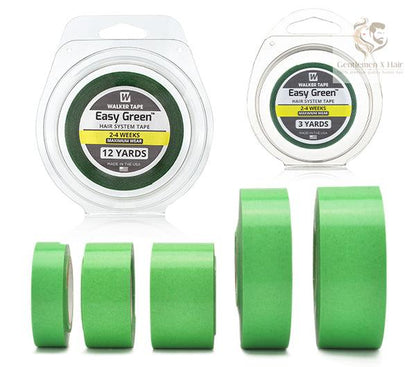 Walker Tape Easy Green Tape Rolls, Maximum-Wear Hold for Hair Systems
