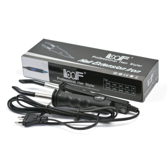 Conector de pelo profesional de calor constante, plancha plana de fusión para extensiones de cabello, herramienta de salón para unión de queratina, plancha térmica