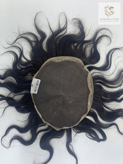 Full Lace Men's Toupee, 100% Human Hair System