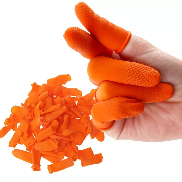 Disposable Latex Finger Cots, Anti-Static Fingertip Protectors