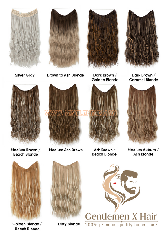 Arnomeda Halo Extensiones de cabello de 100% cabello humano para colocar 120 g