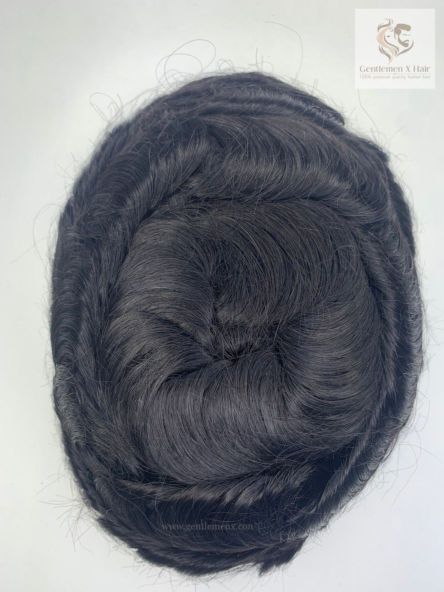 Gentlemen X VIP Duro Mono R Hair System, 100% Human Hair