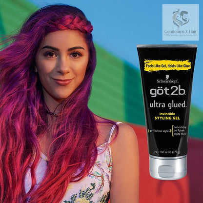 got2b Ultra Glued Invincible Styling Gel, 170g (6oz)
