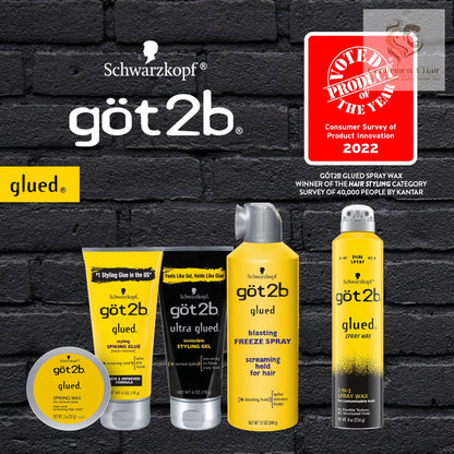 got2b Glued Styling Spiking Hair Glue, 170g (6oz)
