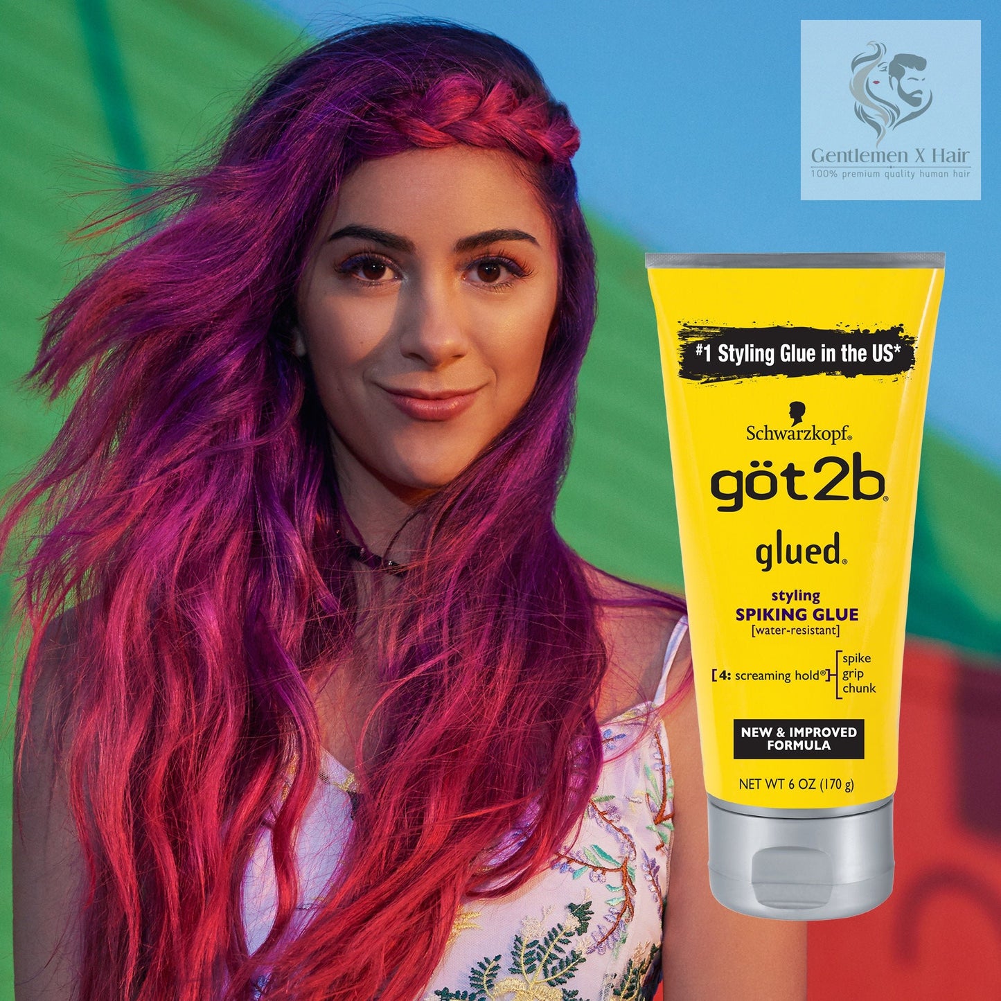 got2b Glued Styling Spiking Hair Glue, 170g (6oz)