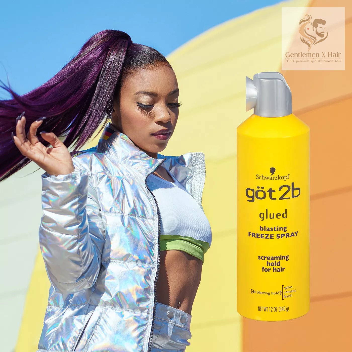 got2b Glued Blasting Freeze Hair Spray, 340g (12oz)