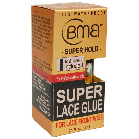Pegamento BMB Super Lace para pelucas con encaje frontal, adhesivo 0.5oz