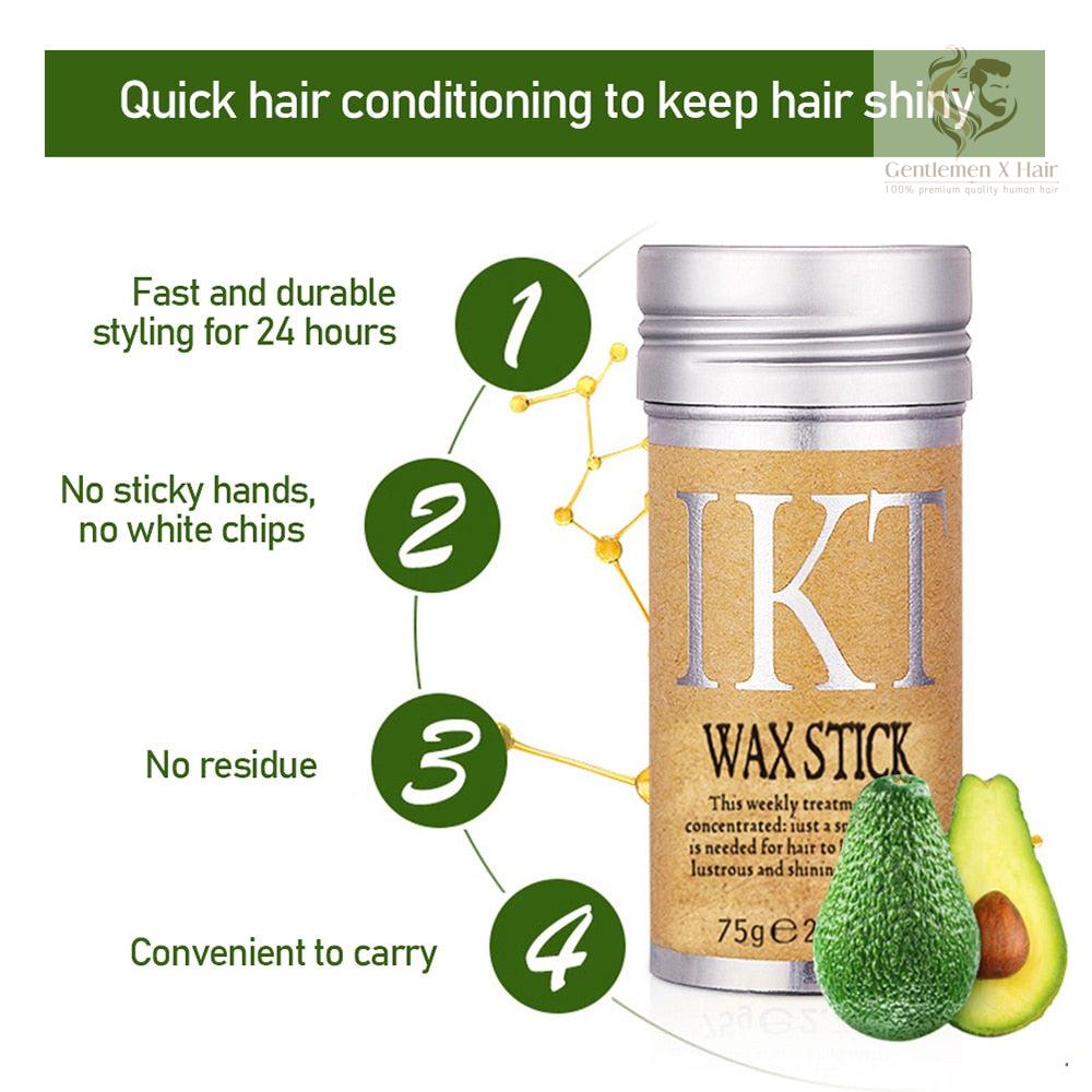 Hair Wax Stick for Wigs & Edges, Non-Greasy Styling Pomade