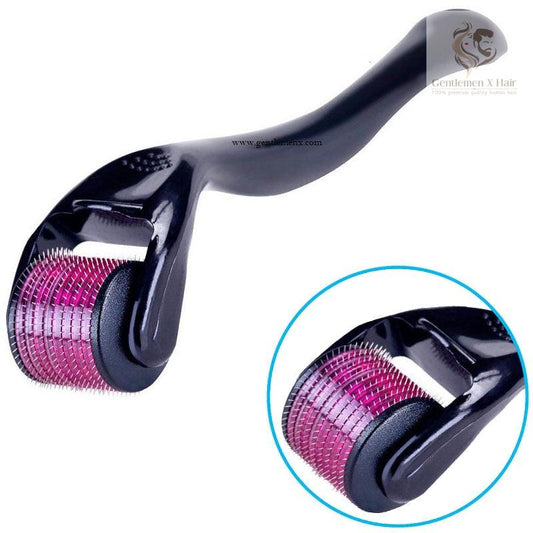 Rodillo dérmico, 540 microagujas de titanio, 0.75mm, para rostro y cabello