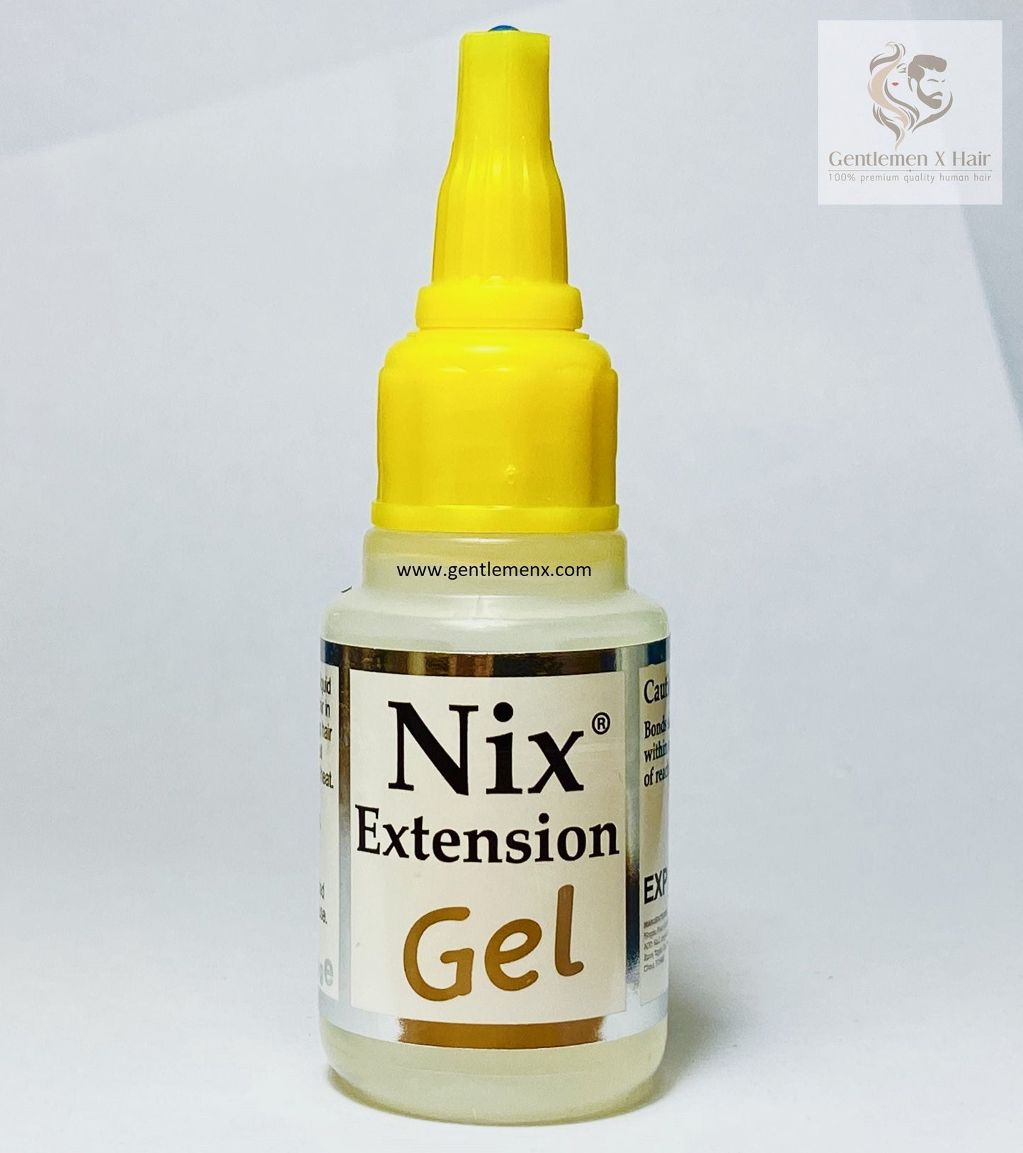 Nix Ice glue hair extensions in transparent silicone, 20g